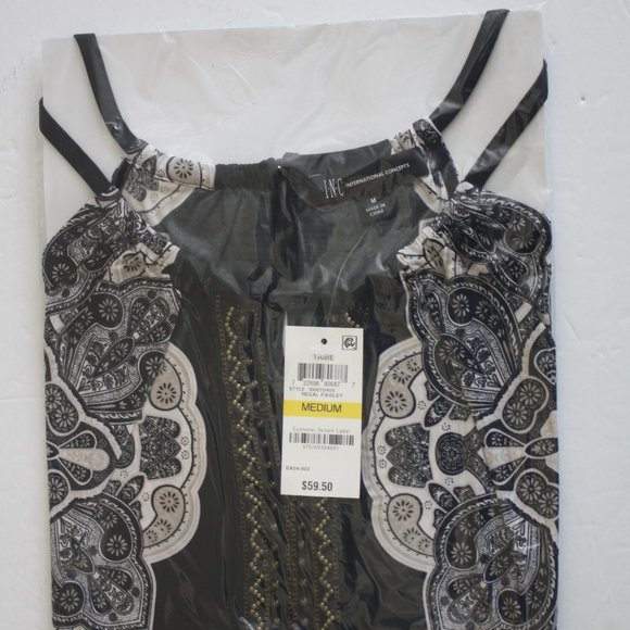 *NEW With TAGS* Inc Embellished Halter Top - Picture 4 of 7